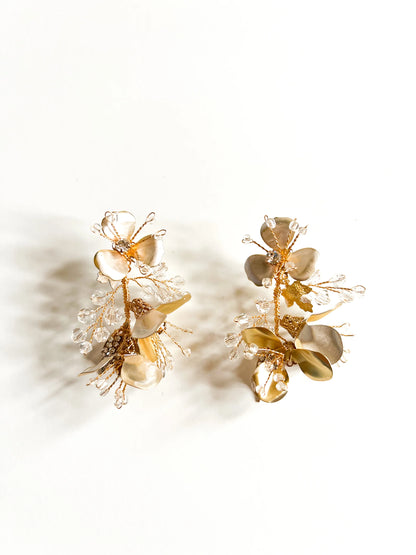 Dripping Floral Earring