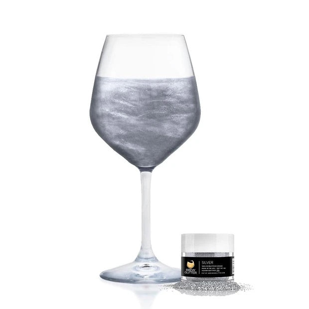 Silver Cocktail Glitter
