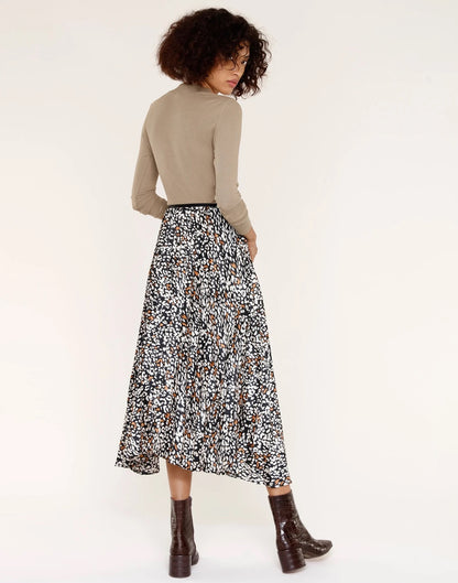 Leopard coco skirt
