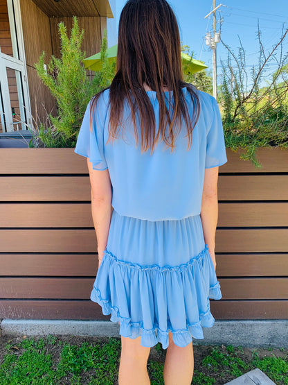 Powder Blue Roxy Dress