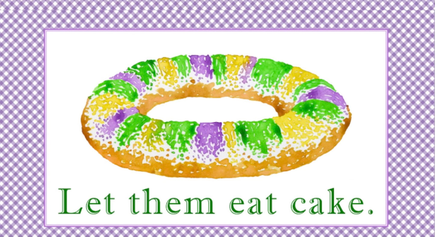 King Cake/Crawfish Reversible Placemat
