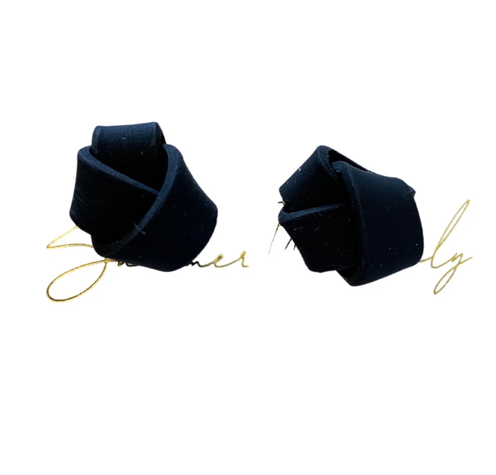 Clay Love Knot Studs