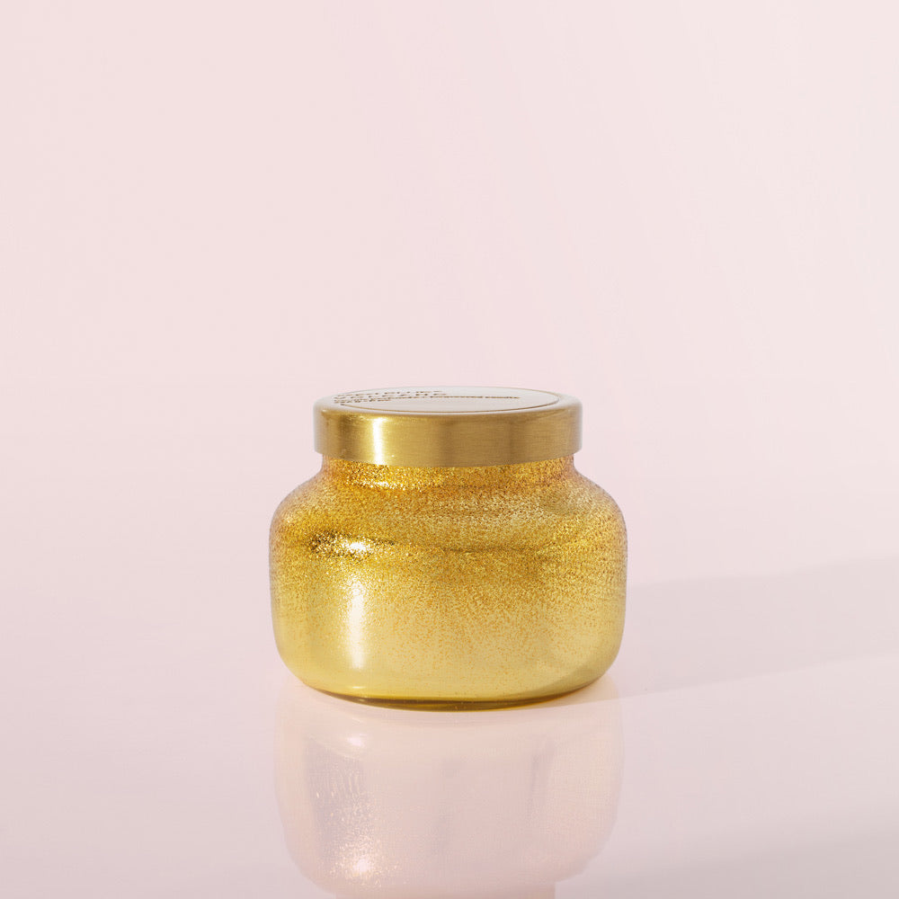 Volcano Petite Jar Gold Glittered Ombre