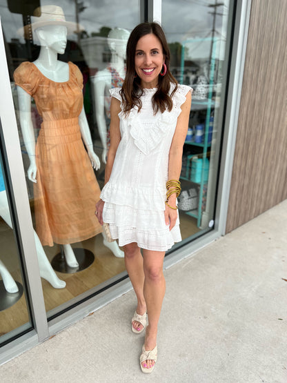 White Emma Dress