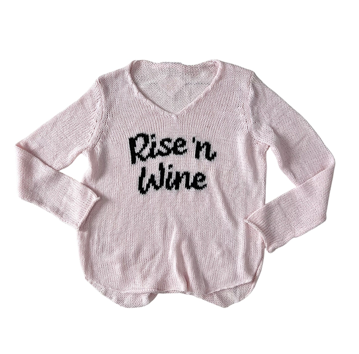 Rise & Wine Caprice Pink/Black Sweater