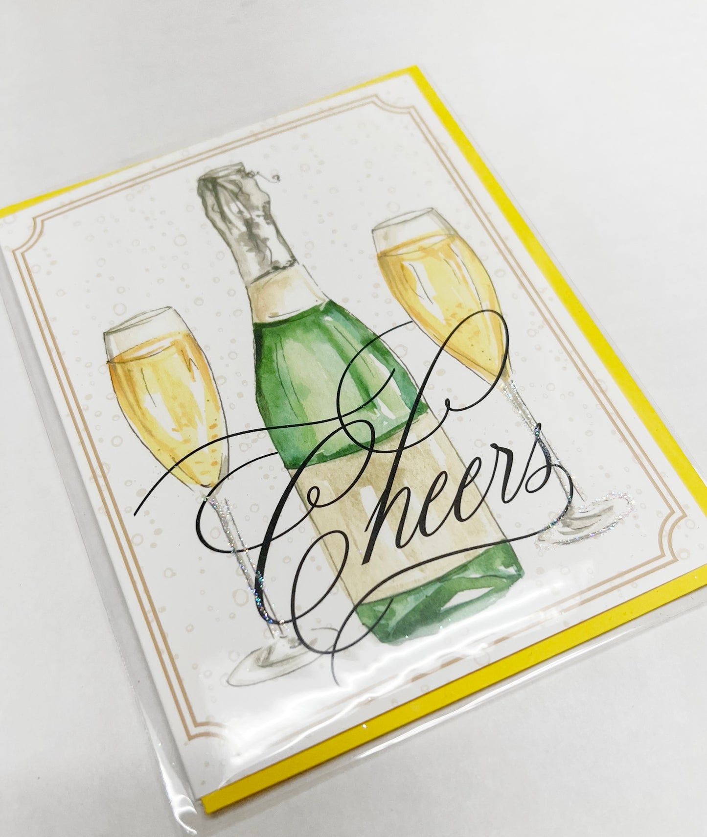 Cheers Champagne Greeting Card