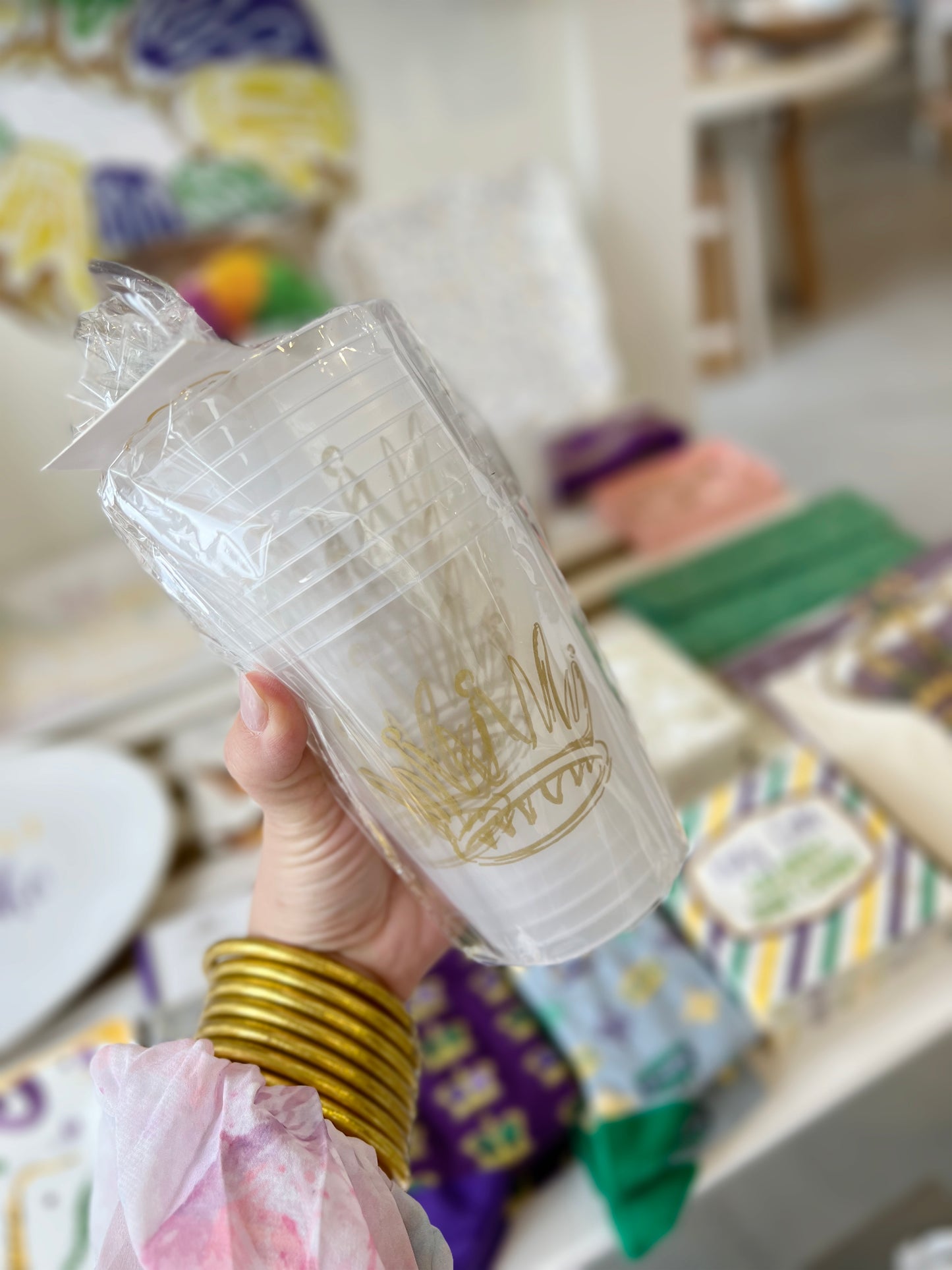 La Couronne Frosted Party Cups