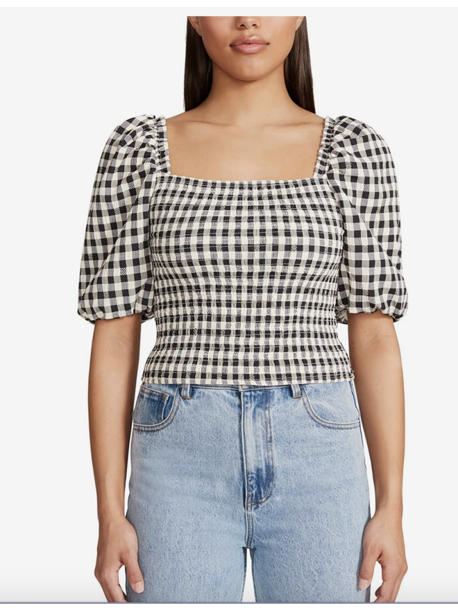 Black Keys To The Gingham Top
