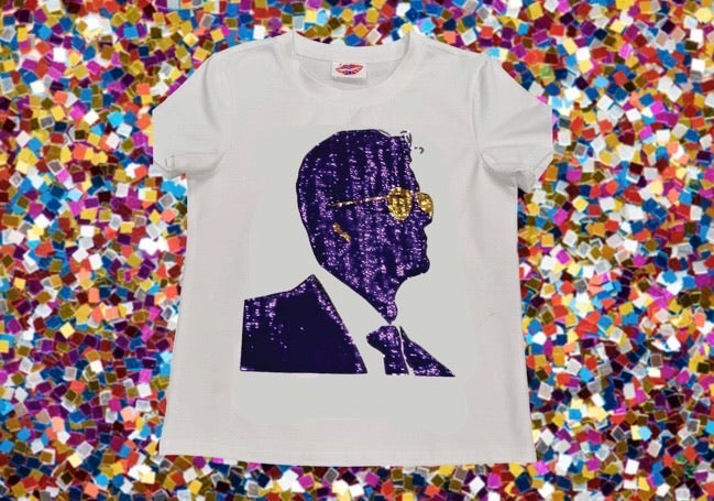 S/S Geaux Silhouette Sparkle Tee