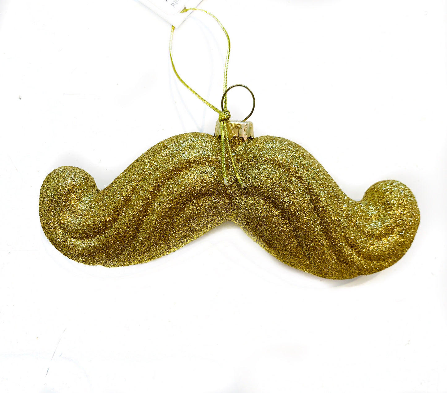 Gold Mustache Ornament