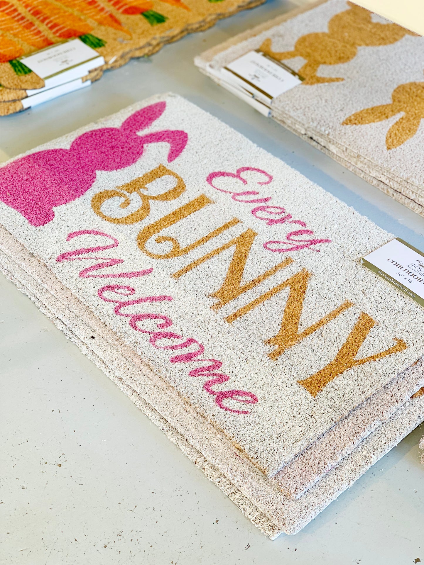 Every Bunny Welcome Coir Doormat