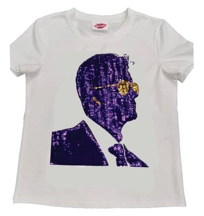 S/S Geaux Silhouette Sparkle Tee