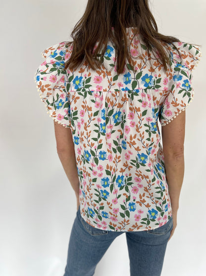 White Emmie Top