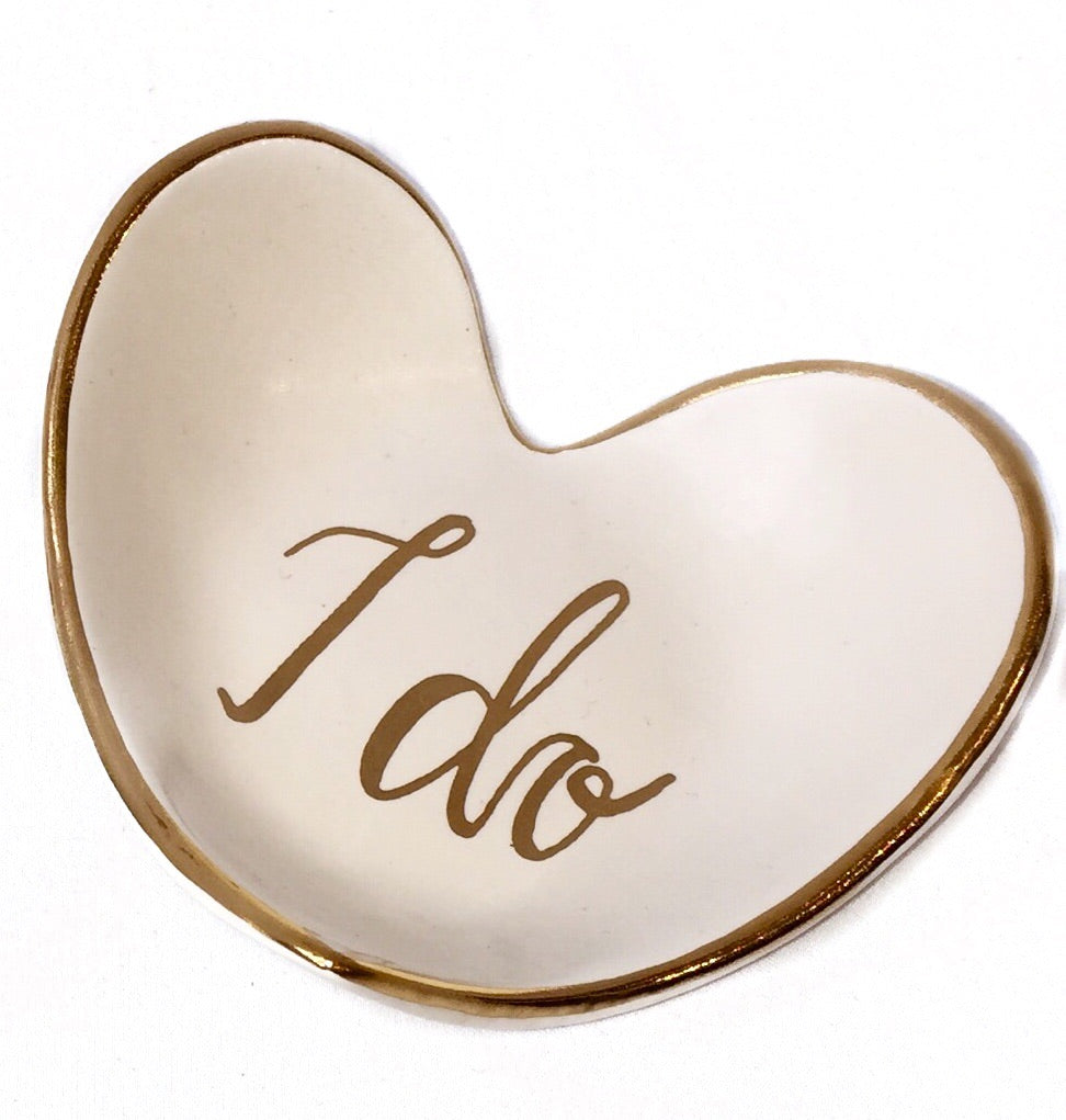 "I do" Heart Dish
