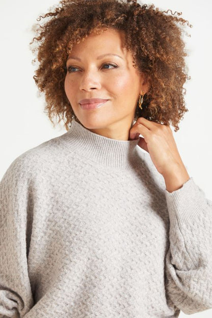 Heather Gray Wing the Alarm Sweater