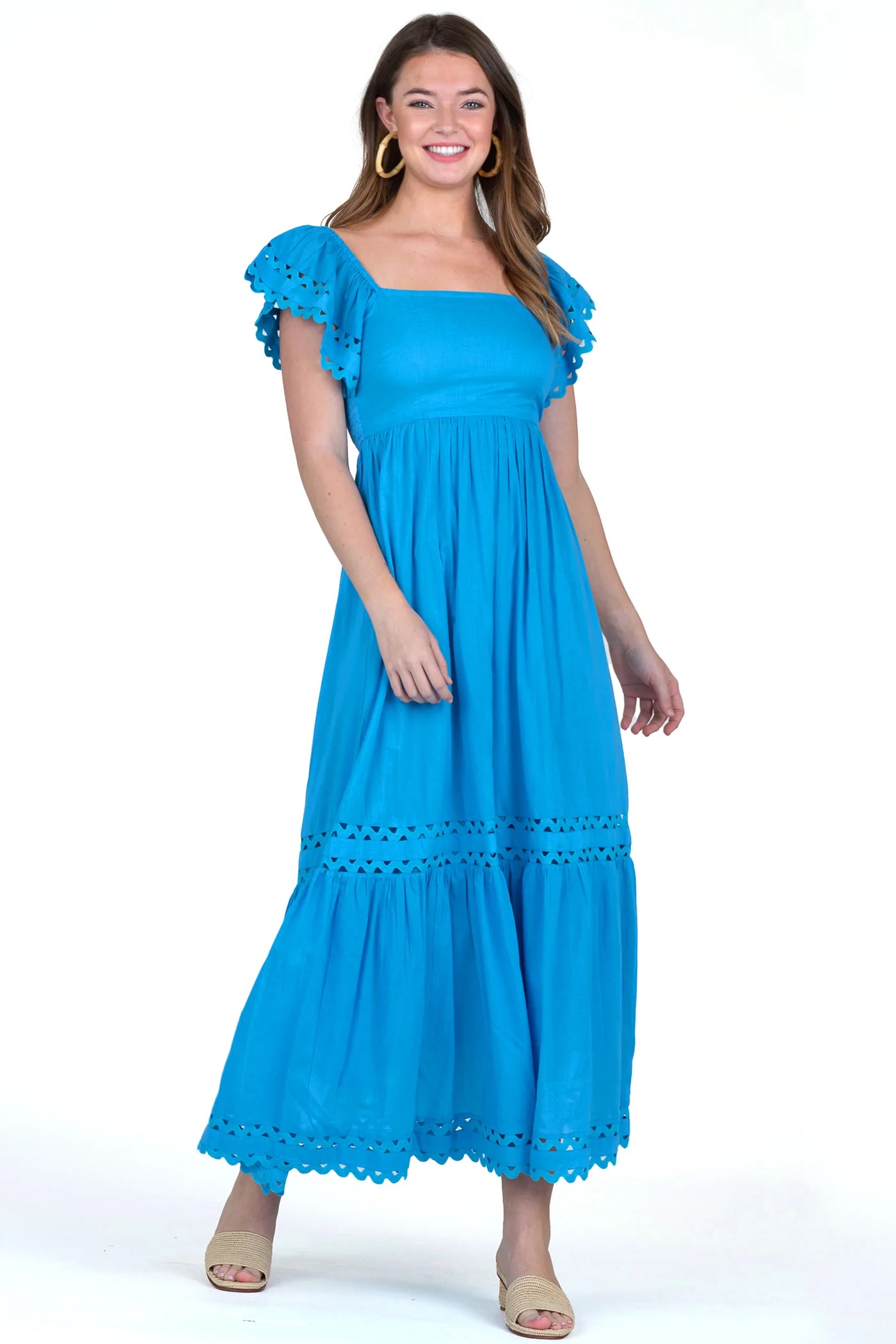 Riviera Blue Brooke Dress