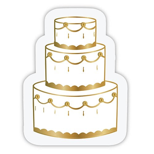 Wedding Cake Die-Cut Napkin