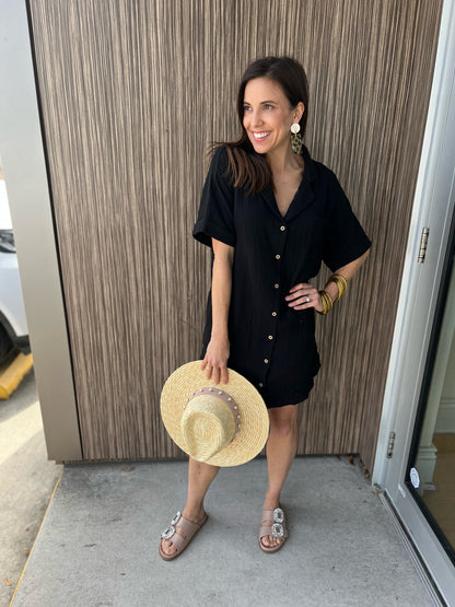 Black Polly Dress