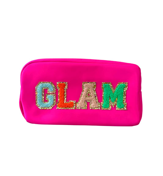 "Glam" Hot Pink Pouch