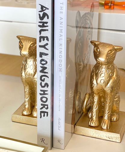 Leopard Bookends