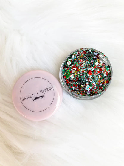 Holly Jolly Christmas Glitter Gel