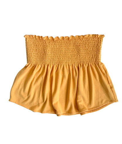 Soft Mango Mini Skirt