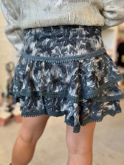 Charcoal Haden Mini Skirt