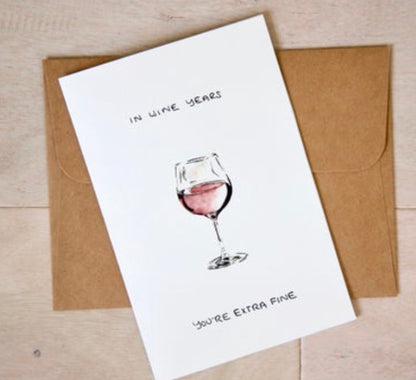 Extra Fine Wine Card