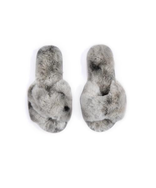 Stowe Gray Slippers