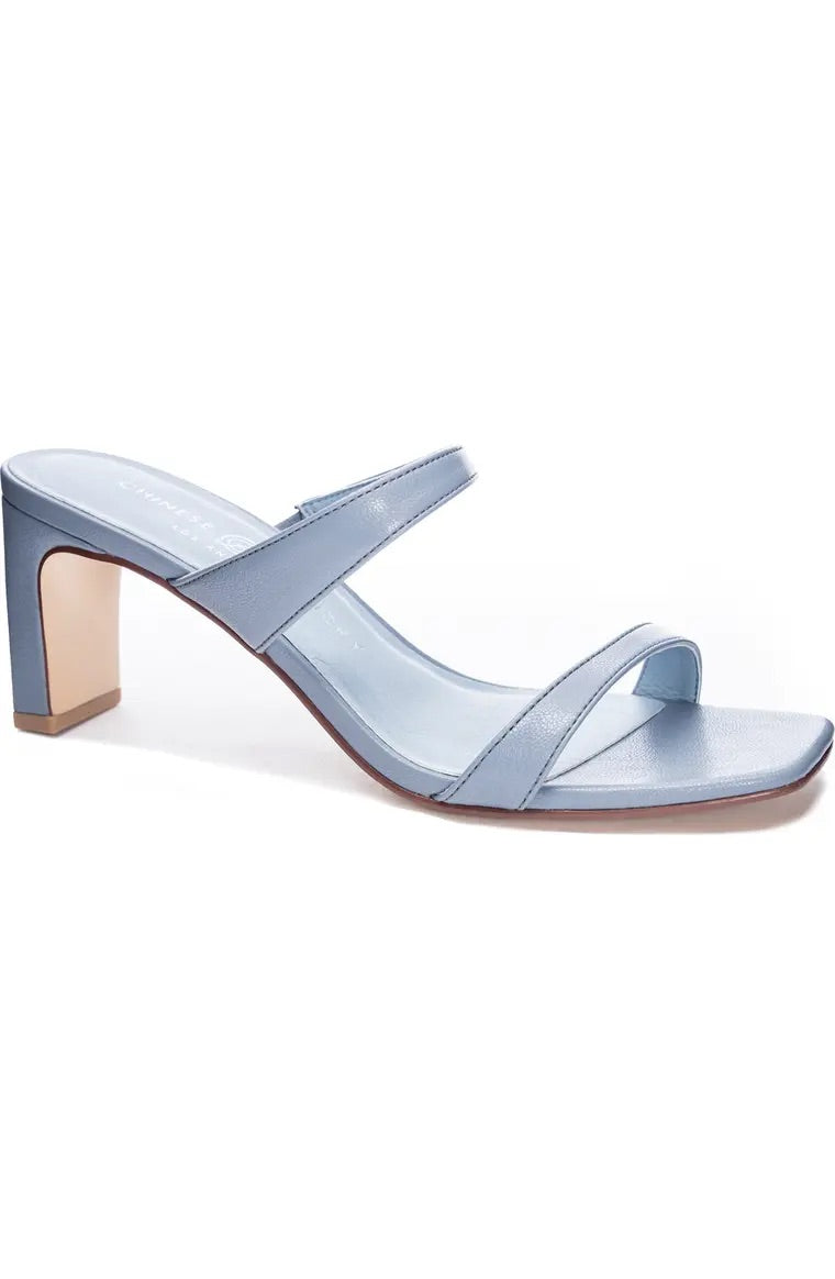 Blue Yanti Slide Sandal