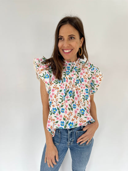 White Emmie Top