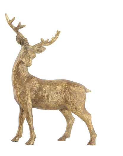 Gold Resin Deer