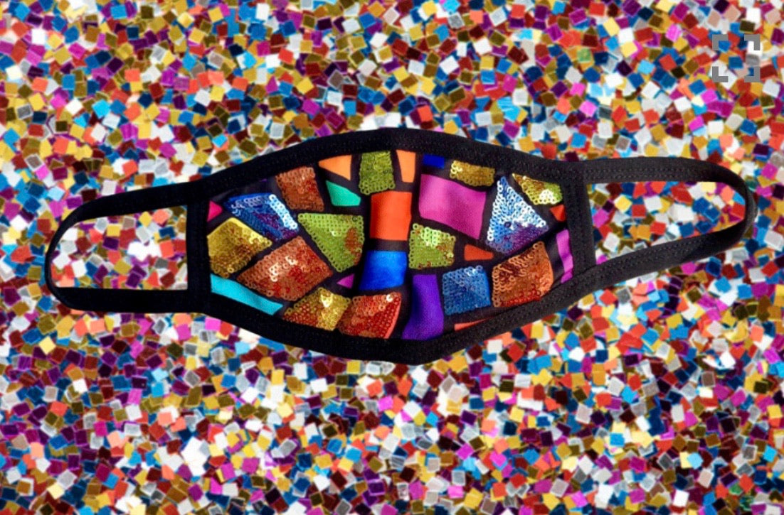 Stained Glass Sparkle Mask