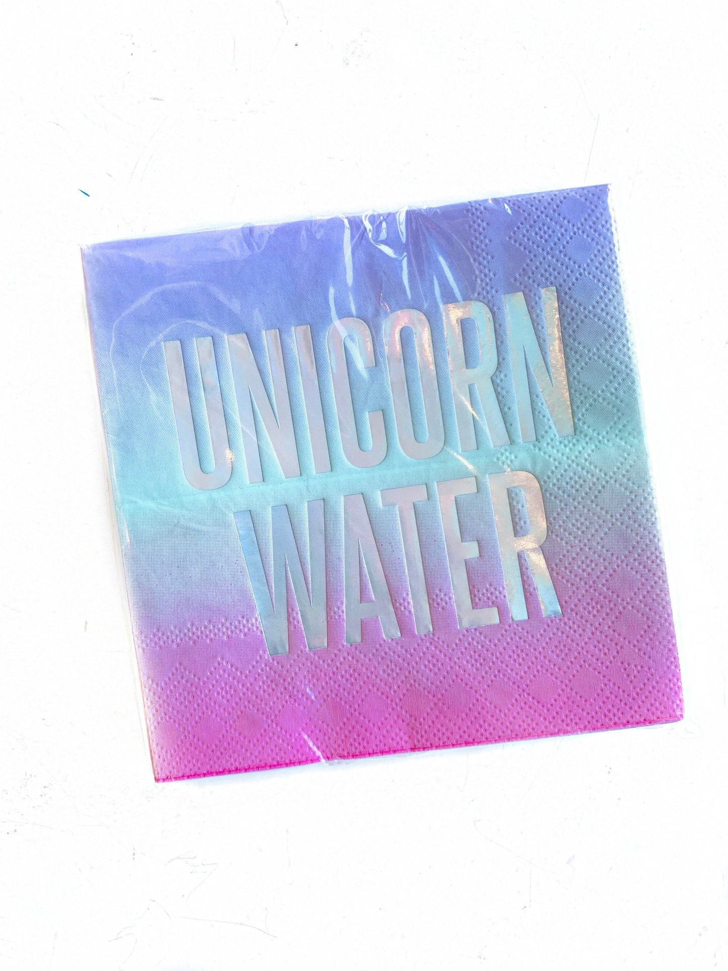 Unicorn Water Beverage Napkins