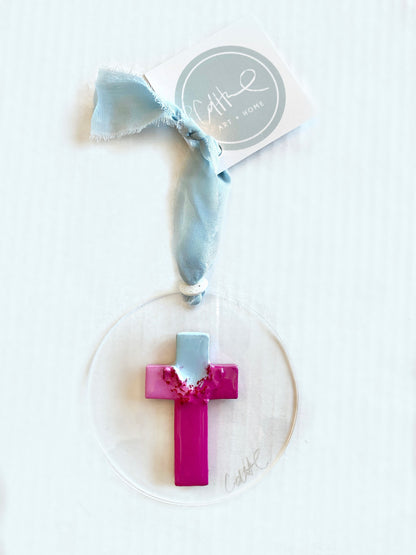 Acrylic Cross Ornament