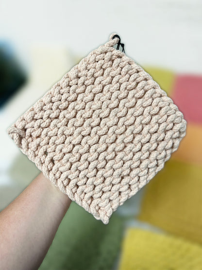 Square Crochet Pot Holder