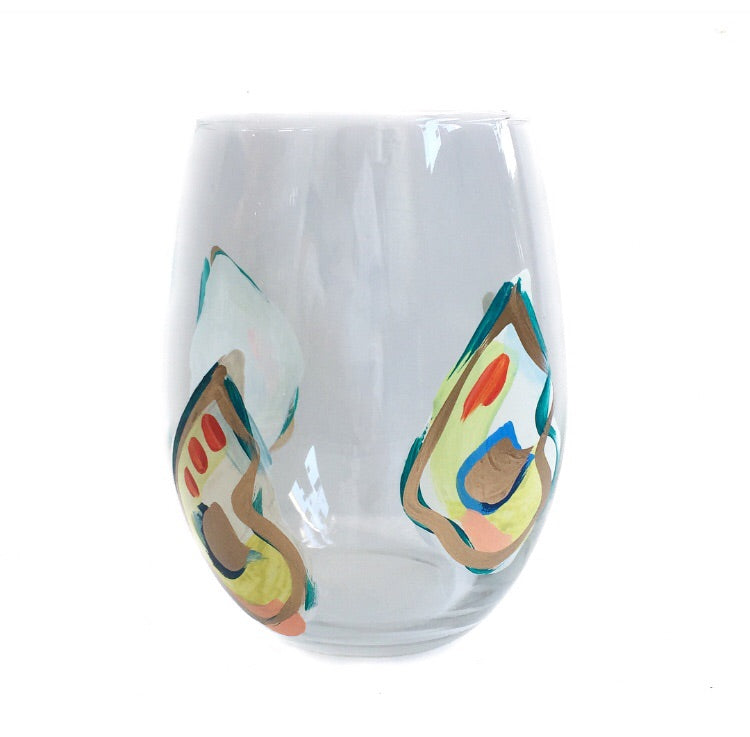 Multi Shell Jazzy Oyster Glass