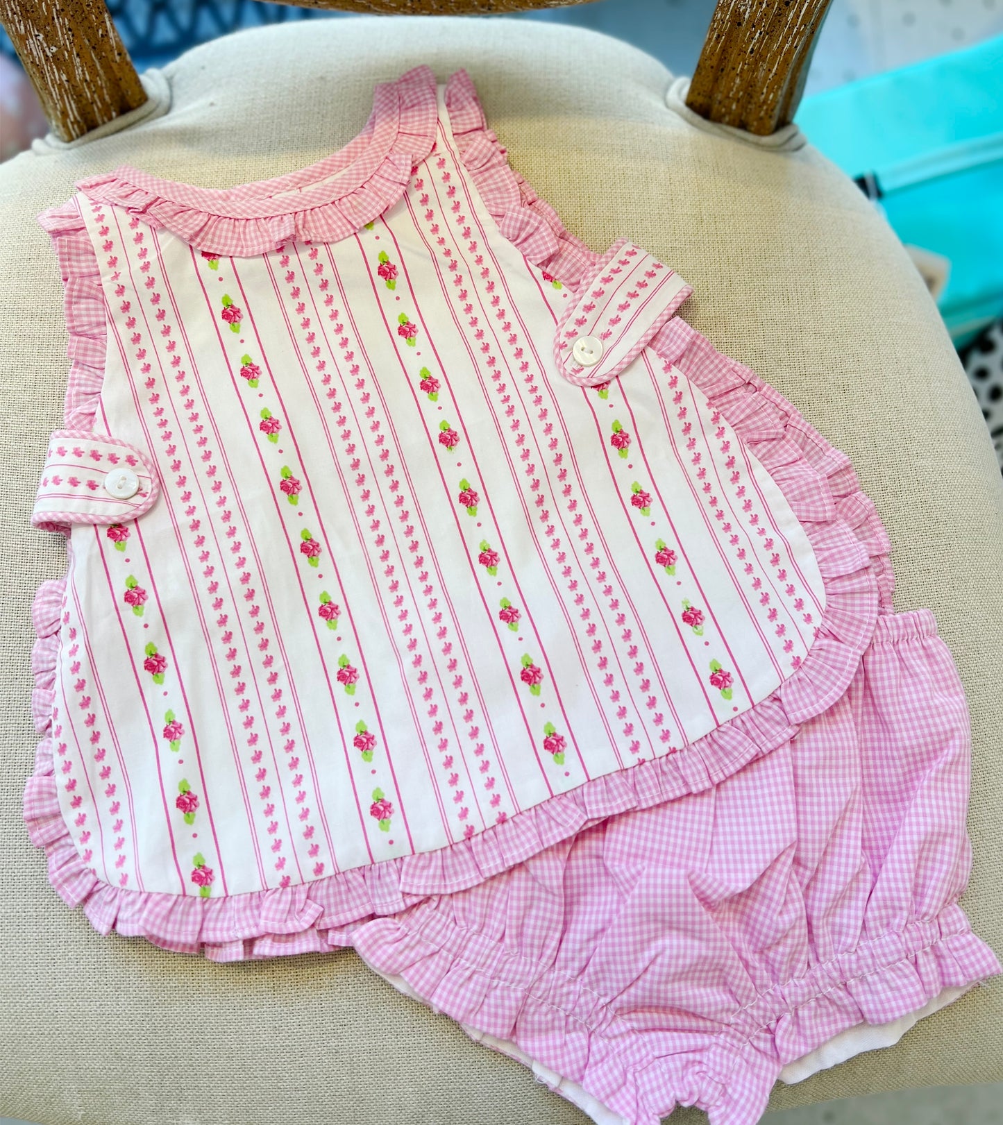 Pink Lucy Bloomer Set