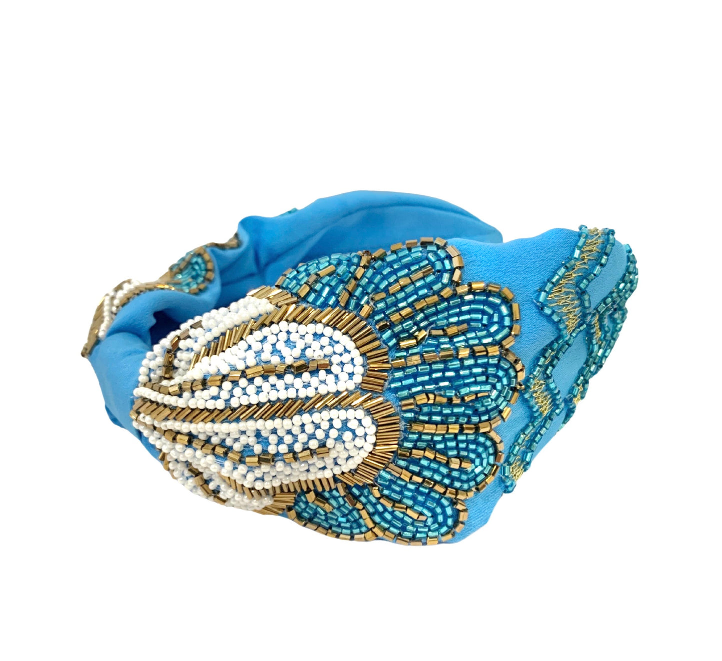 Blue Flower Headband