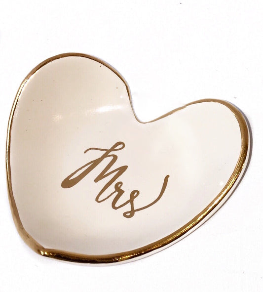 "Mrs" Heart Dish