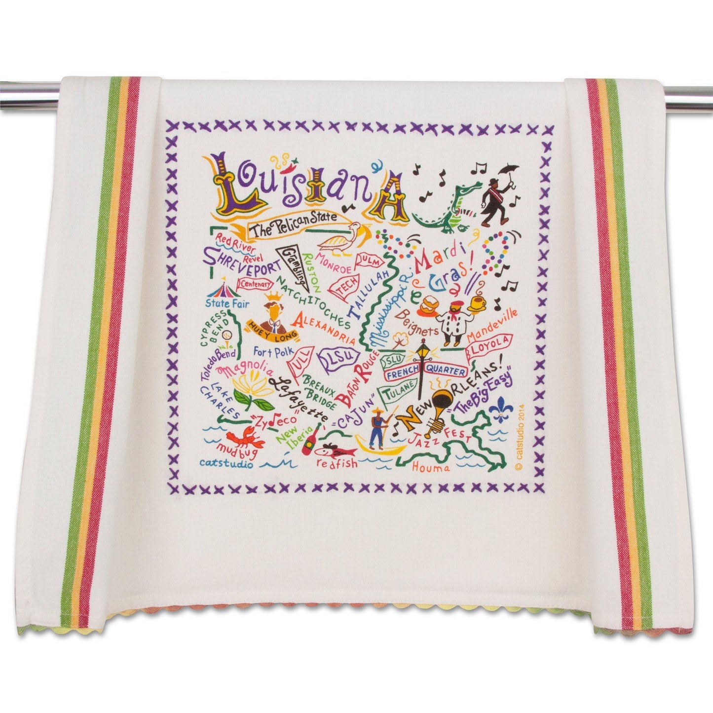 Louisiana Dish Towel