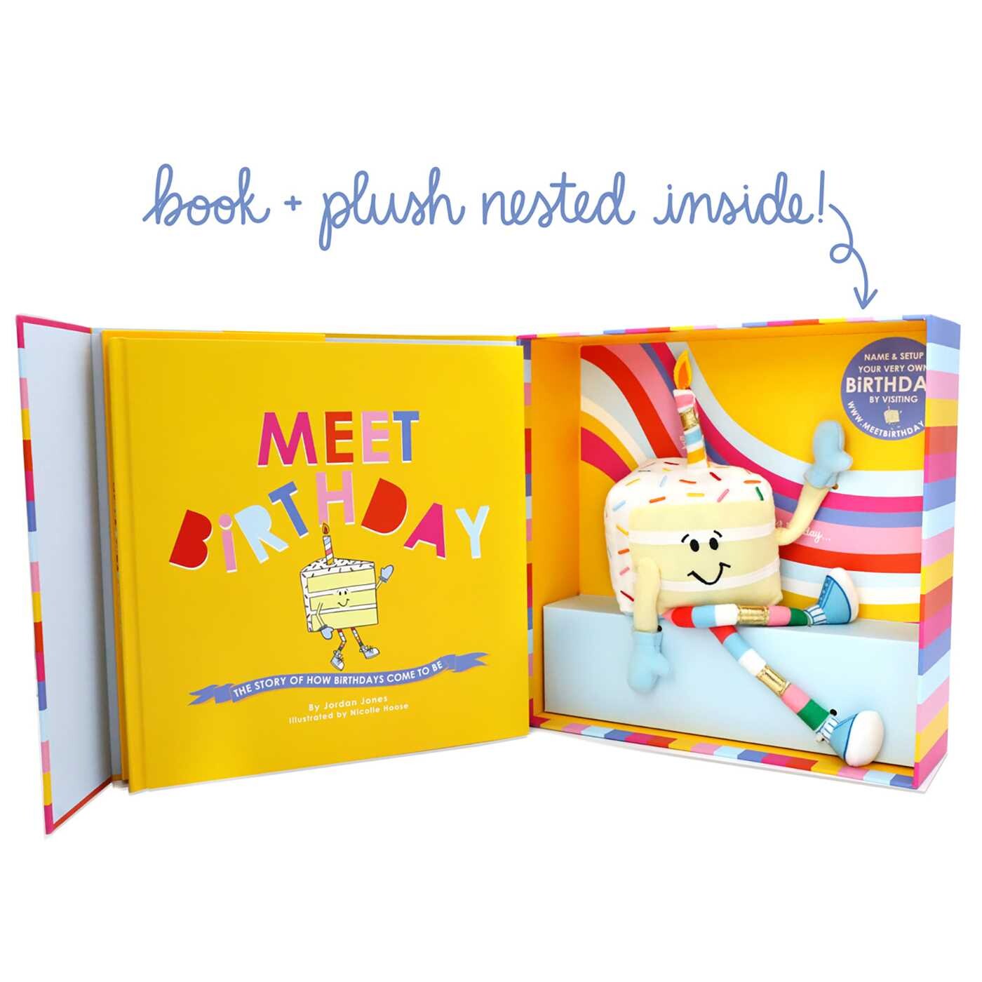 Meet Birthday Book and Plush Set
