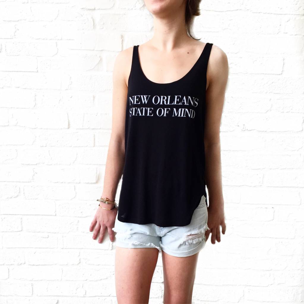 Black New Orleans State of Mind Tank