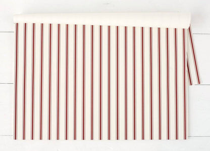Red Stripe Placemats-Set of 30