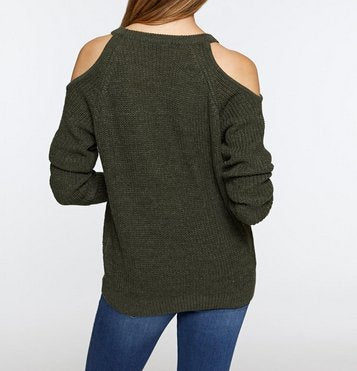 Riley Bare Shoulder Sweater-GD