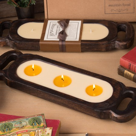 Sm. Wooden Candle Tray