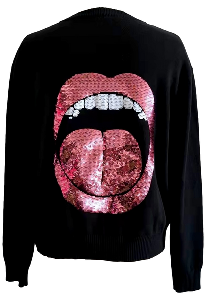 Black Scream Queen Sweater